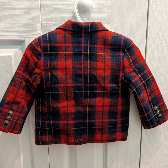 Janie & Jack Boys Plaid Blazer - Picture 5 of 5